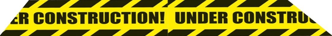 an image of an uncder construction ribbon